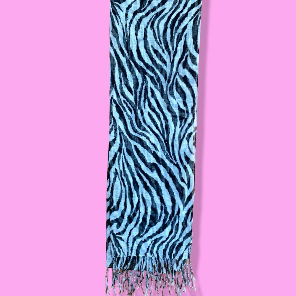 Zebra Print Scarf
